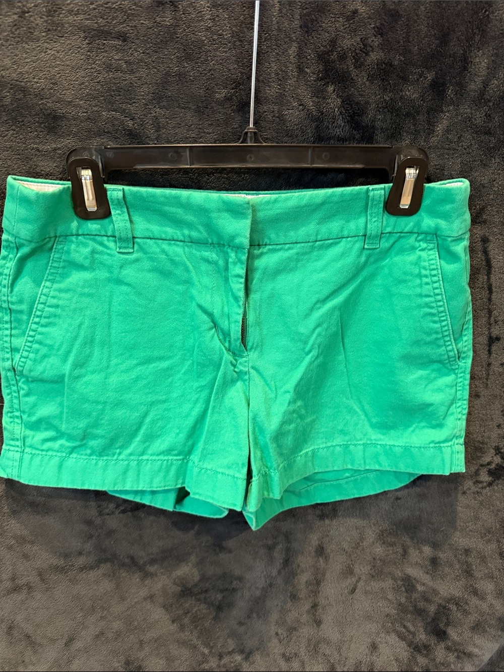 Women’s J Crew Green Cotton Shorts - Classic Casual Fit